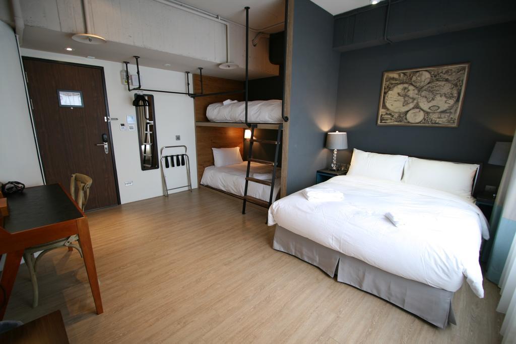 Nk Hostel Taipéi Habitación foto
